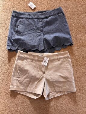 🆕 NWT 2 pairs J. Crew Cotton Shorts